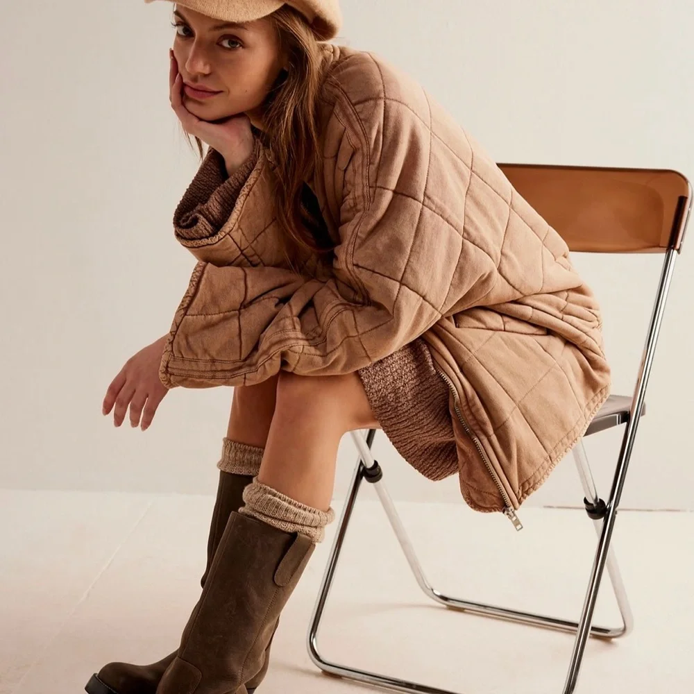 Free People Dolman quilted jacket size S - Picture 3 of 3